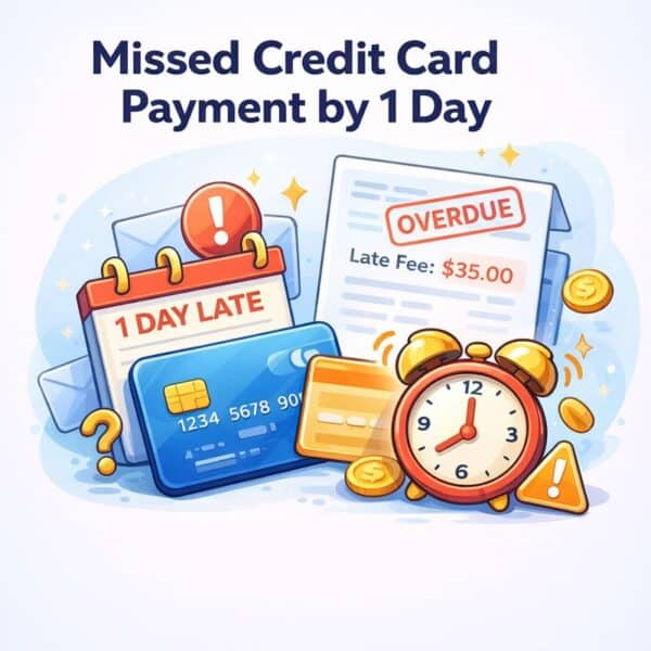 Missed Credit Card Payment by 1 Day